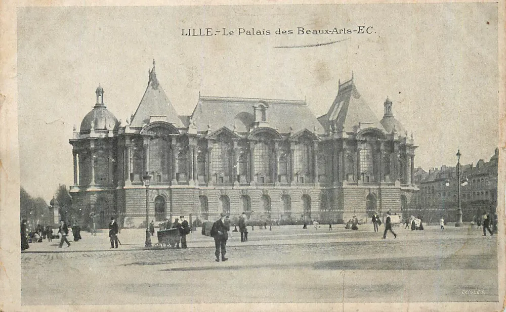 LILLE - O Palácio dos Belos-Artes - EC. - Editor EC. - Gisler - Frente