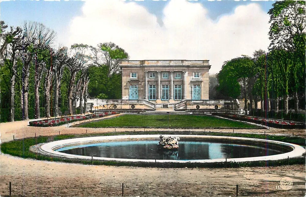 Castelo de Vincennes — vista do parque com fonte — editor Louis, n° 11 - Frente