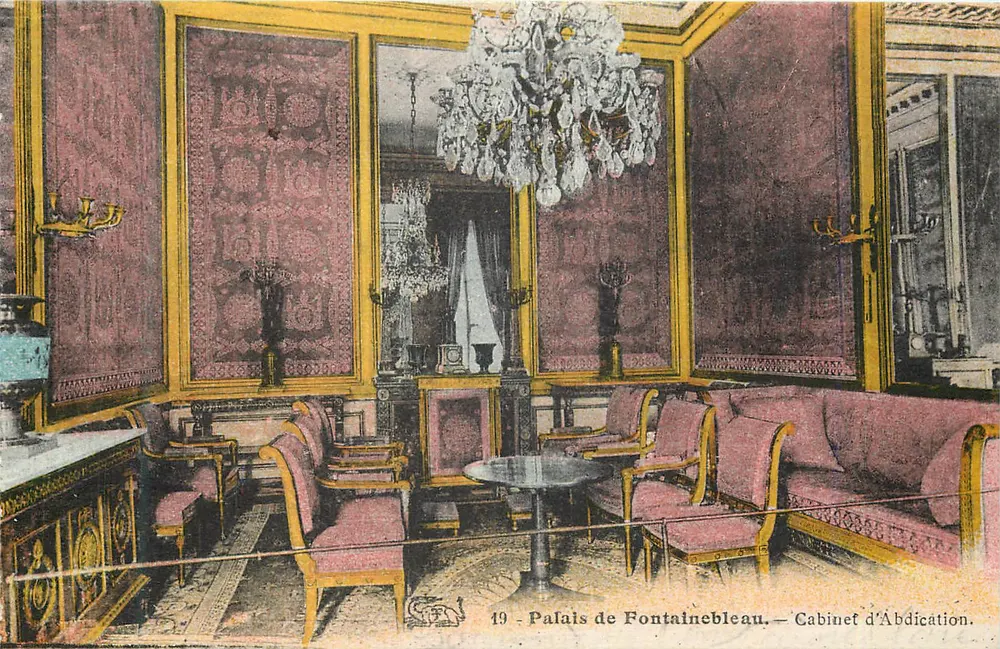 Palácio de Fontainebleau — Gabinete de Abdicação — n°19 - Frente