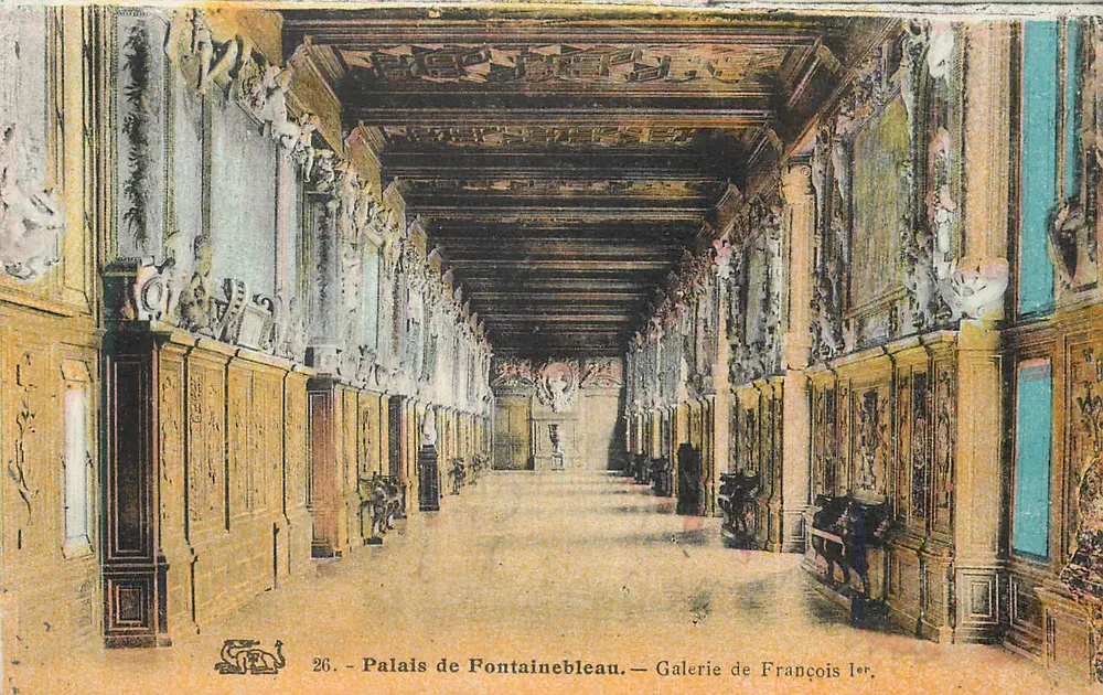 Schloss Fontainebleau — Galerie von Franz I. - Vorderseite