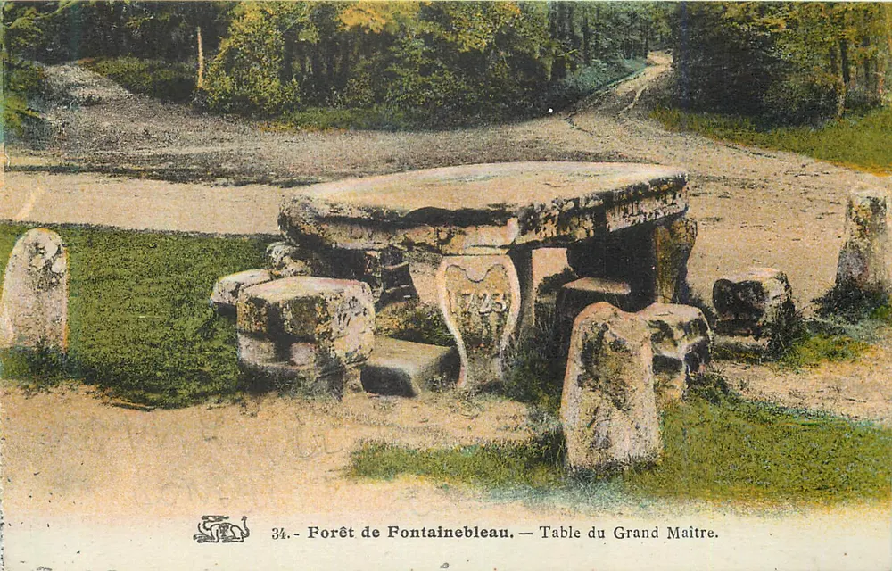 Wald von Fontainebleau — Tafel des Großen Meisters - Vorderseite