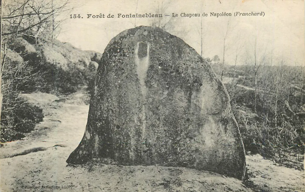 Forêt de Fontainebleau — Le Chapeau de Napoléon (Franchard) — Sammlung Artiartigue Léon - Vorderseite