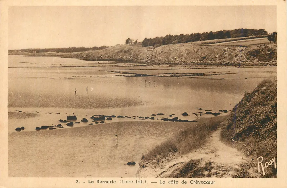 La Bernerie (Loire-Inf.) — Die Küste von Crévecœur — Rosy - Vorderseite
