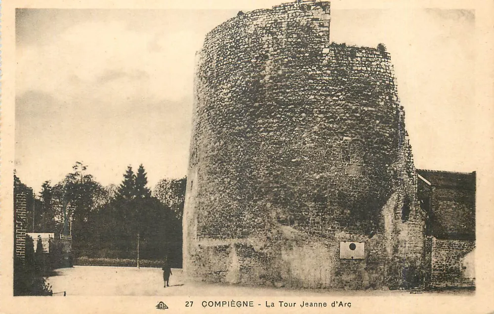 Compiègne — Torre Joana d'Arc — editor A. L. B. n°27 - Frente
