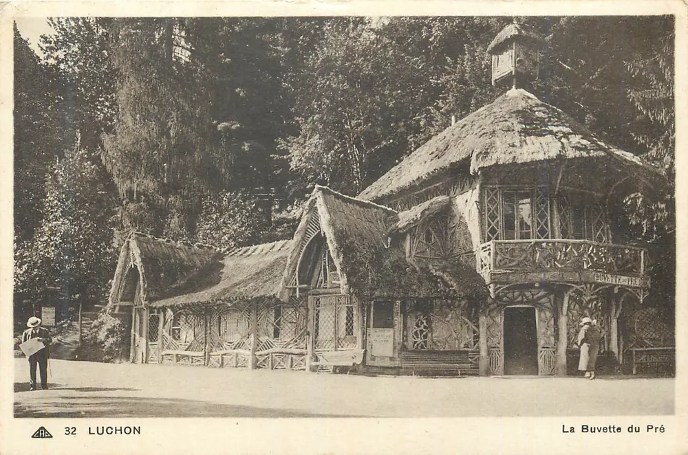 Luchon — A Buvette do Pré — editor Luchon, n° 32 - Frente