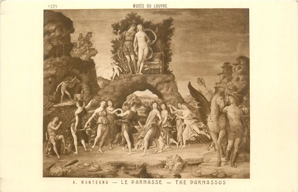 Le Parnasse — A. Mantegna — Musée du Louvre - Frente