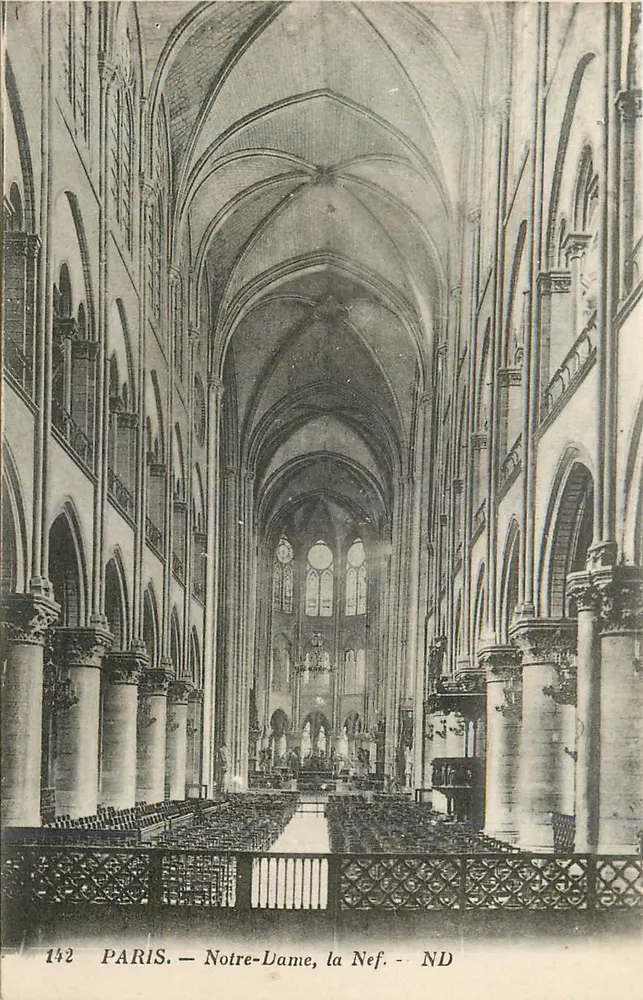 PARIS — Notre-Dame, a Nef — ND - Frente