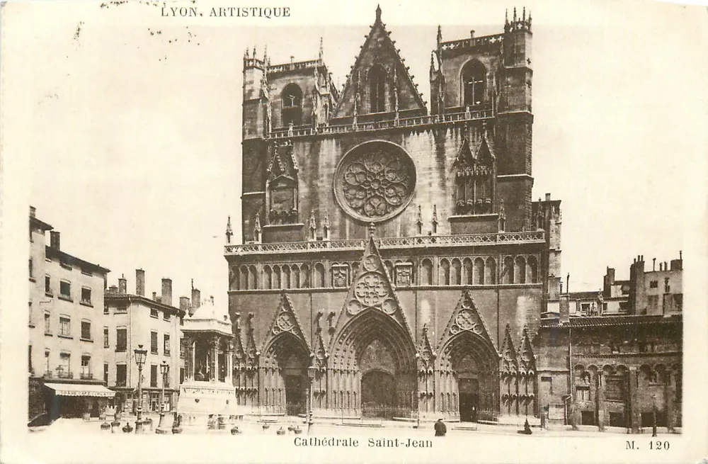 Kathedrale Saint-Jean — Lyon — Lyon, Künstlerisch, M. 120 - Vorderseite