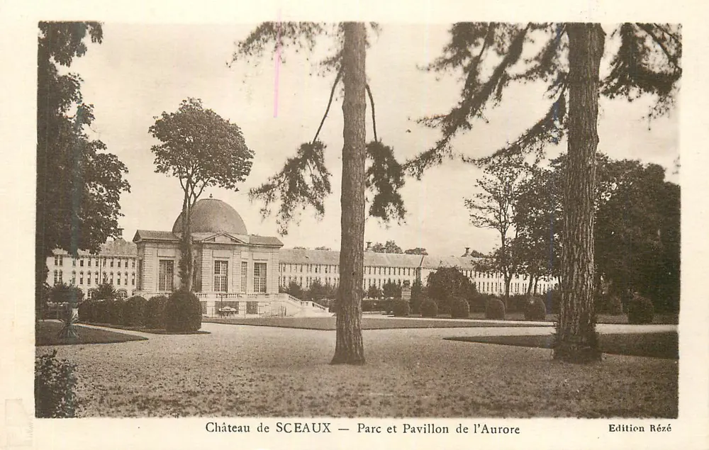 Schloss SCEAUX — Park und Pavillon der Dämmerung — Édition Rézé - Vorderseite