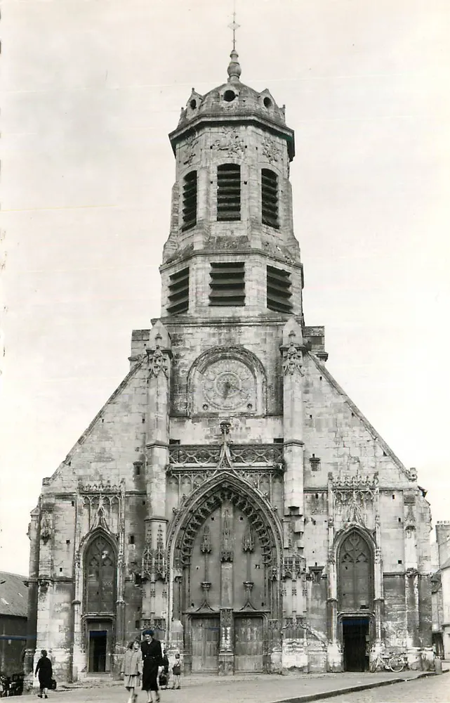 Kirche Saint-Pierre in Troyes — Gotische Fassade — unbekannter Verlag, Seriennummer nicht lesbar - Vorderseite