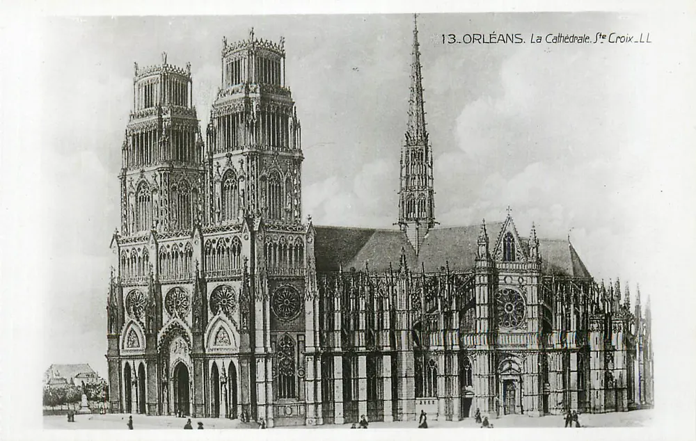 Orléans — A Catedral de Santa Cruz — editor LL - Frente