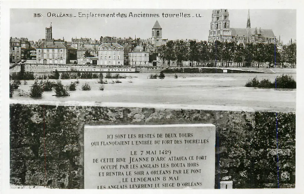 Orléans — Localização das antigas torres — LL - Frente