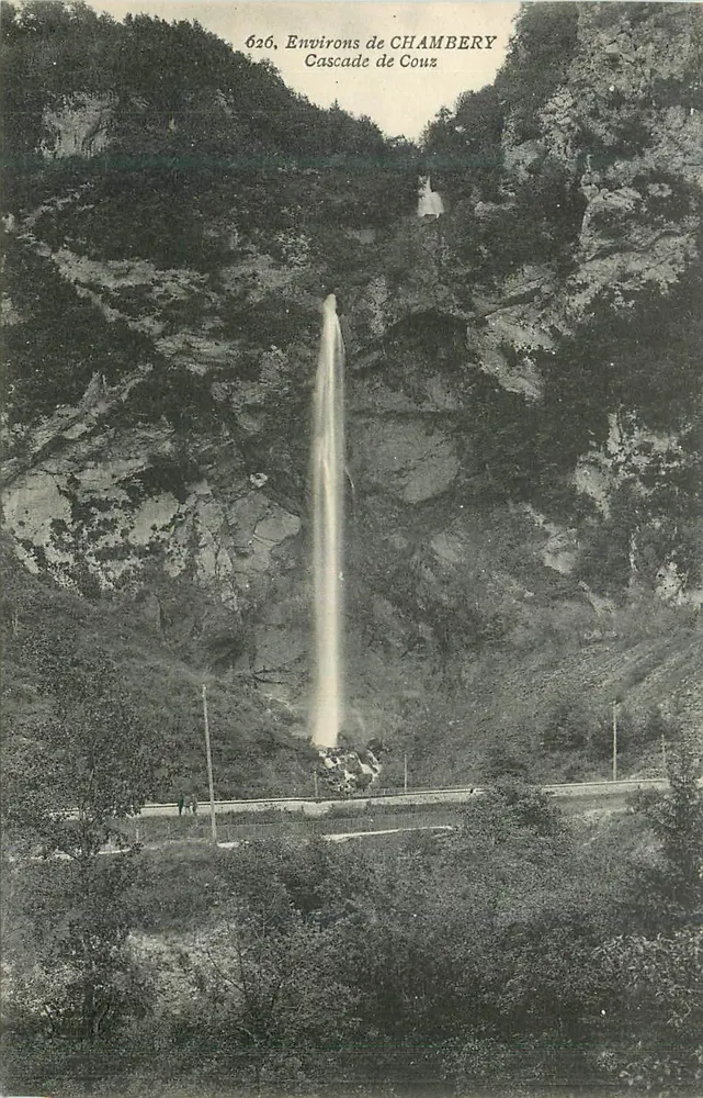 Cachoeira de Couz — Arredores de CHAMBERY — n° 626 - Frente
