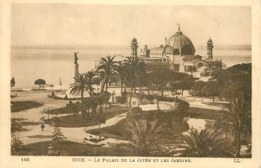 Niza — El Palacio de la Presa y los Jardines — LL, n° 148 - Anverso