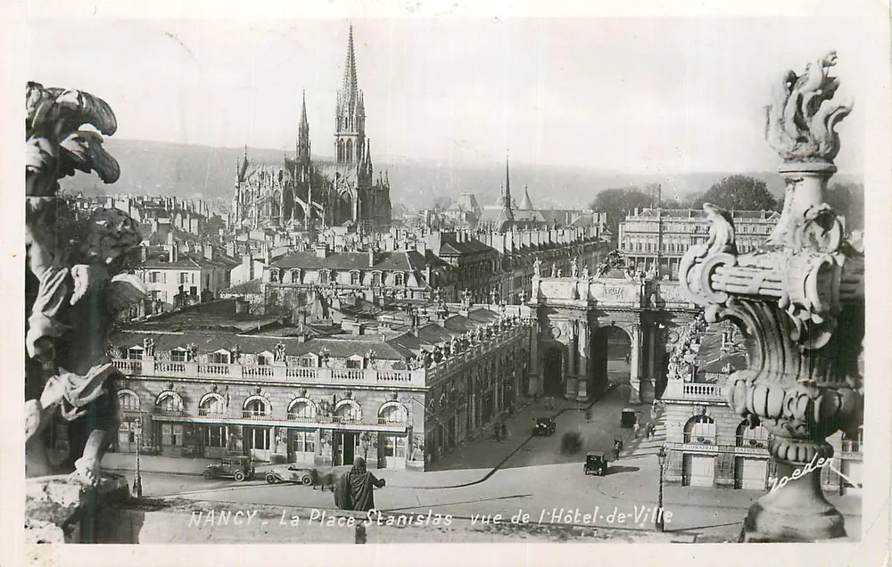 NANCY - Place Stanislas aus Sicht des Rathauses — Verlag Ypeller - Vorderseite