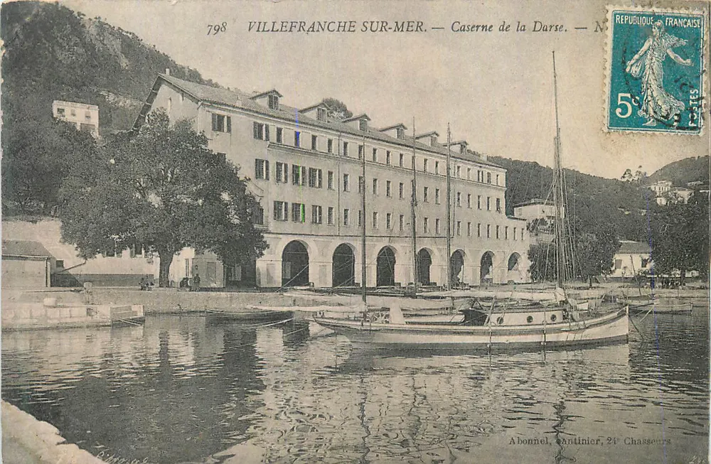 Villefranche-sur-Mer — Kasernen der Darse — Nr. 798 — Abonnell, Continier, 24. Jägerregiment - Vorderseite