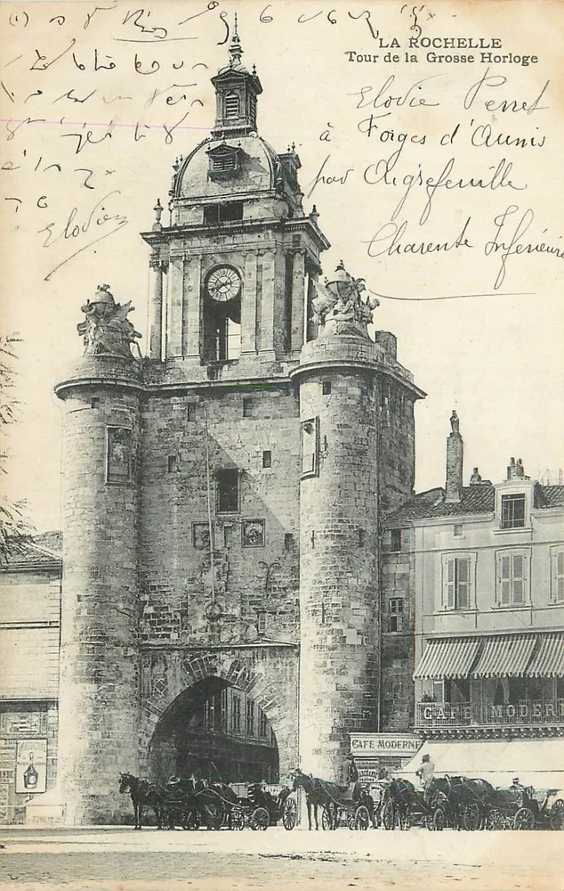 La Rochelle — Turm der Großen Uhr — Verlag nicht sichtbar - Vorderseite
