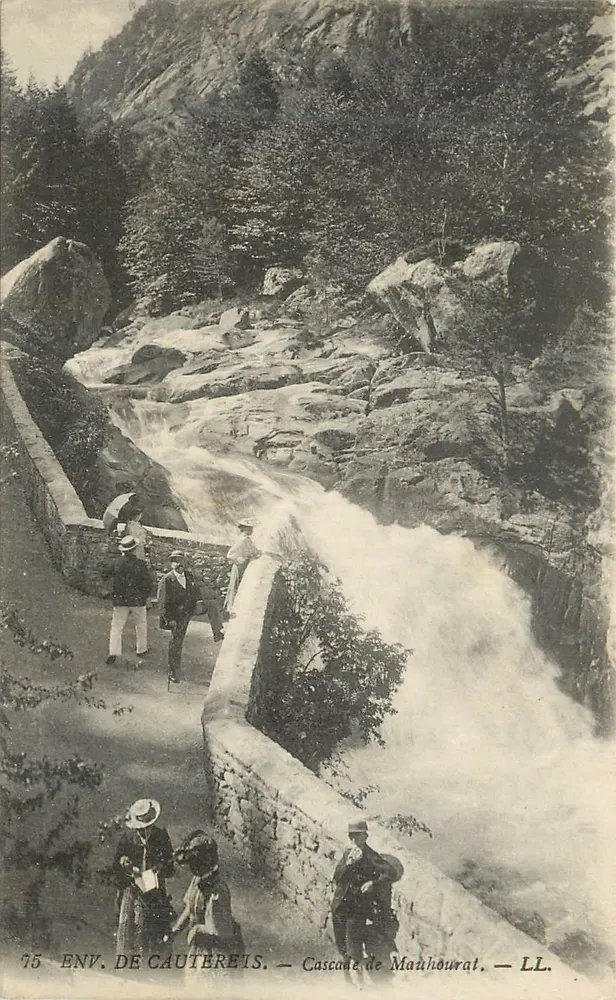 Env. de Cauterets — Cascade de Mathhourat — LL. - Voorkant