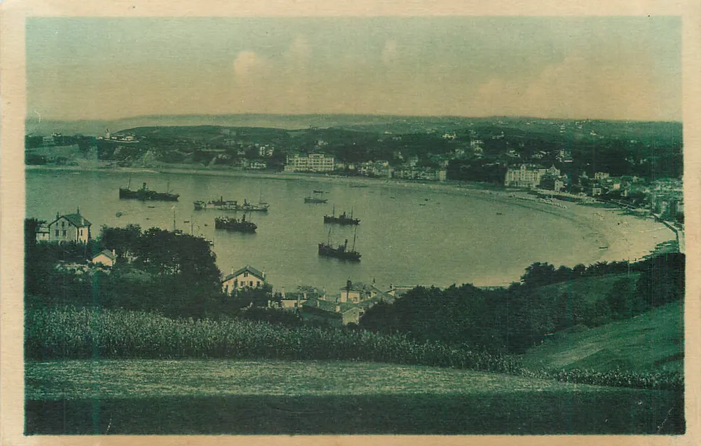 Hafen von Brest — Panoramablick — Verlag nicht identifiziert - Vorderseite