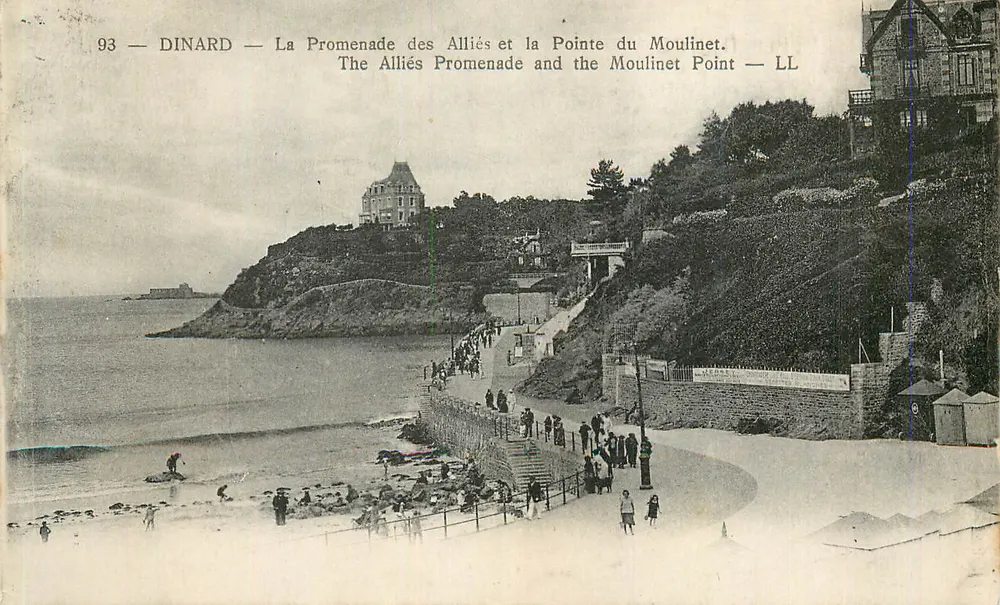Dinard — Die Promenade der Alliierten und der Punkt Moulinet — LL - Vorderseite
