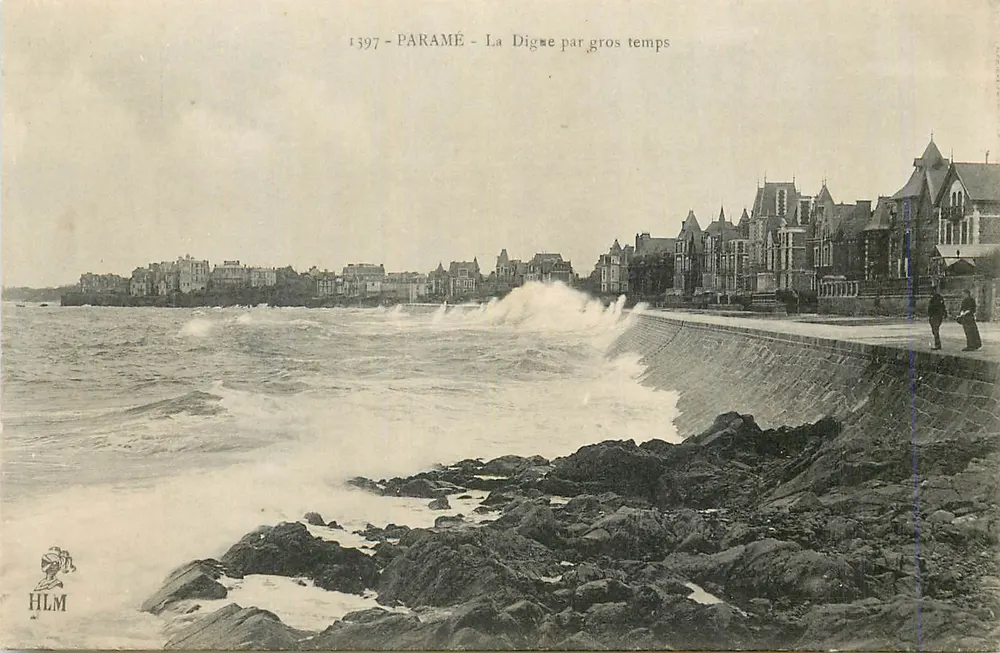Paramé — A Digue em Tempo de Tempestade — HLM - Frente