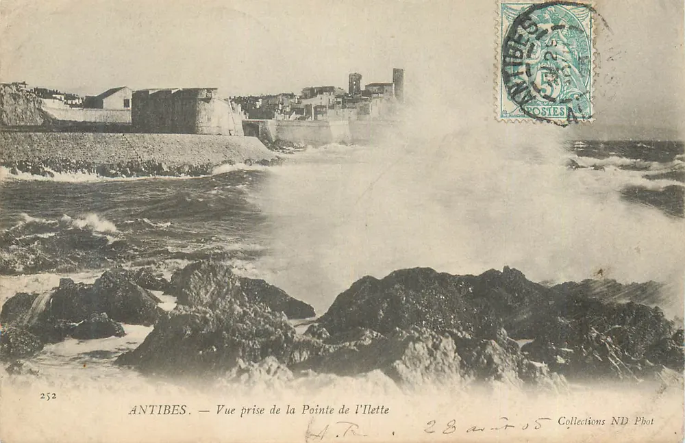 Antibes — Ansicht vom Pointe de l'Ilette — Collections ND Phot, n° 252 - Vorderseite