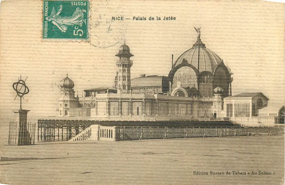 NICE — Palácio da Jetée — Edição do Bureau de Tabacs « Au Sultan » - Frente