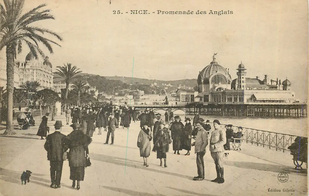 Nice - Promenade dos Ingleses — Edição Giletta, n°25 - Frente