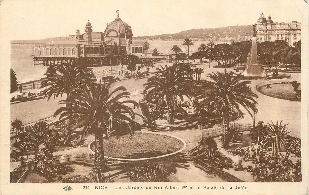 NICE - Die Gärten des Königs Albert I. und das Schloss der Jetée - Vorderseite