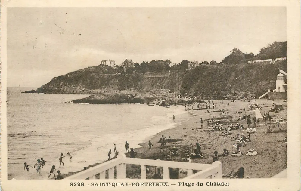 Saint-Quay-Portrieux — Strände von Châtelet — unbekannter Verlag, Nr. 9298 - Vorderseite