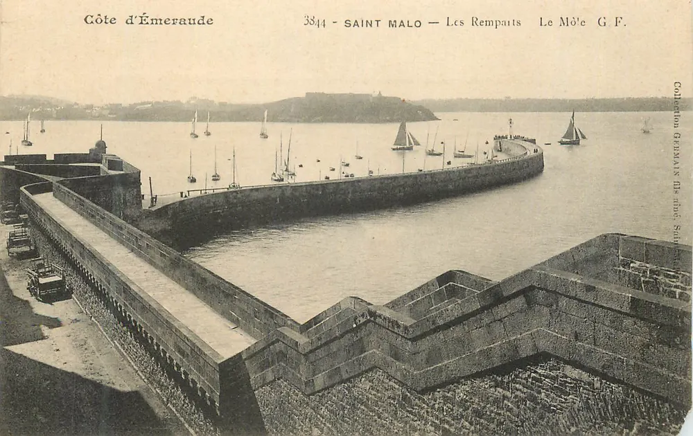 Saint-Malo — Die Mauern — Côte d'Émeraude — G.F. n°3344 - Vorderseite