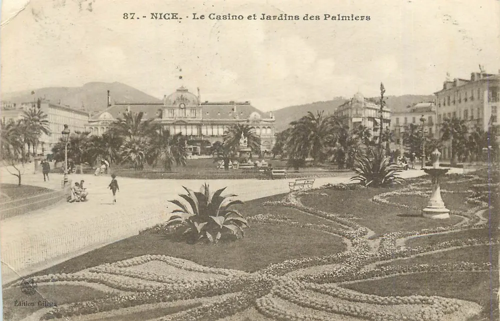 Nice - Das Casino und Jardins des Palmiers — Cifra-Ausgabe, Nr. 87 - Vorderseite