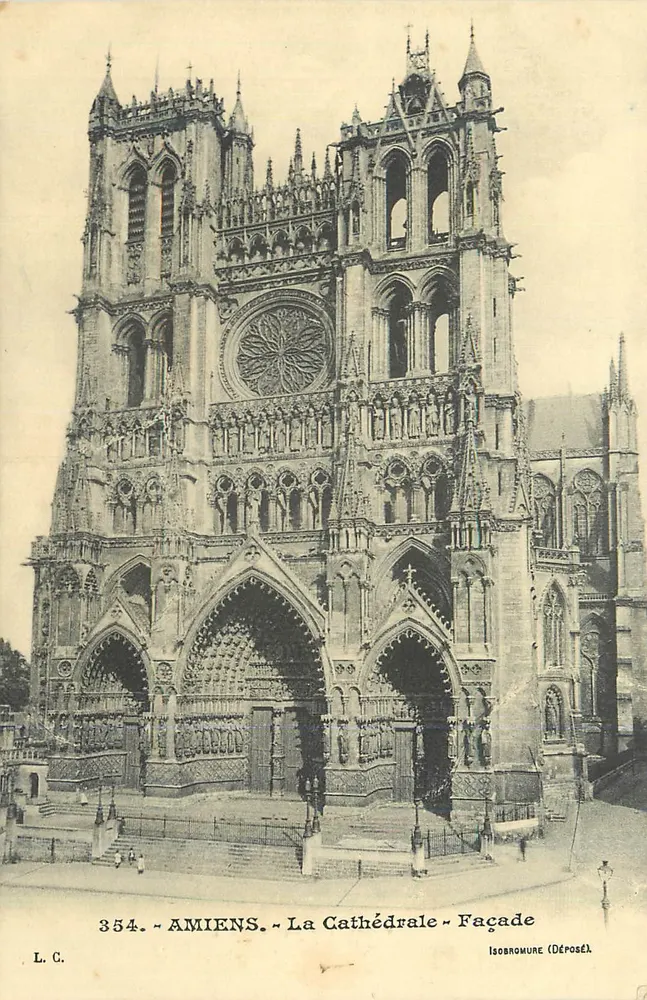 Amiens - La Cathédrale - Façade — Isobromune (Déposé) n° 354 - Frente