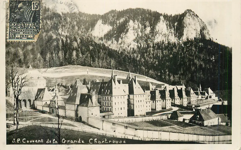 Convento da Grande Chartreuse — vista panorâmica — J.P. editor - Frente