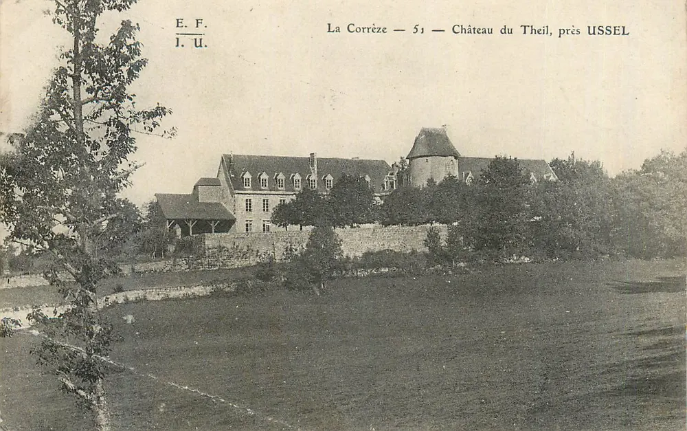 Schloss Theil — La Corrèze — 51 — nahe Ussel - Vorderseite