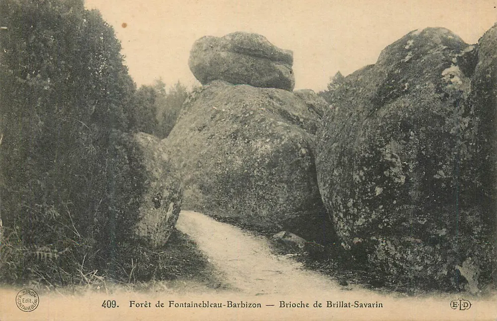 Wald von Fontainebleau-Barbizon — Brioche de Brillat-Savarin — Edition Biron - Vorderseite