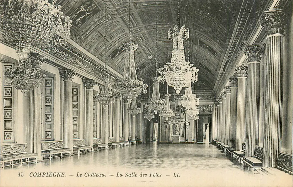 Compiègne — Das Schloss — Die Saal der Feierlichkeiten — LL - Vorderseite