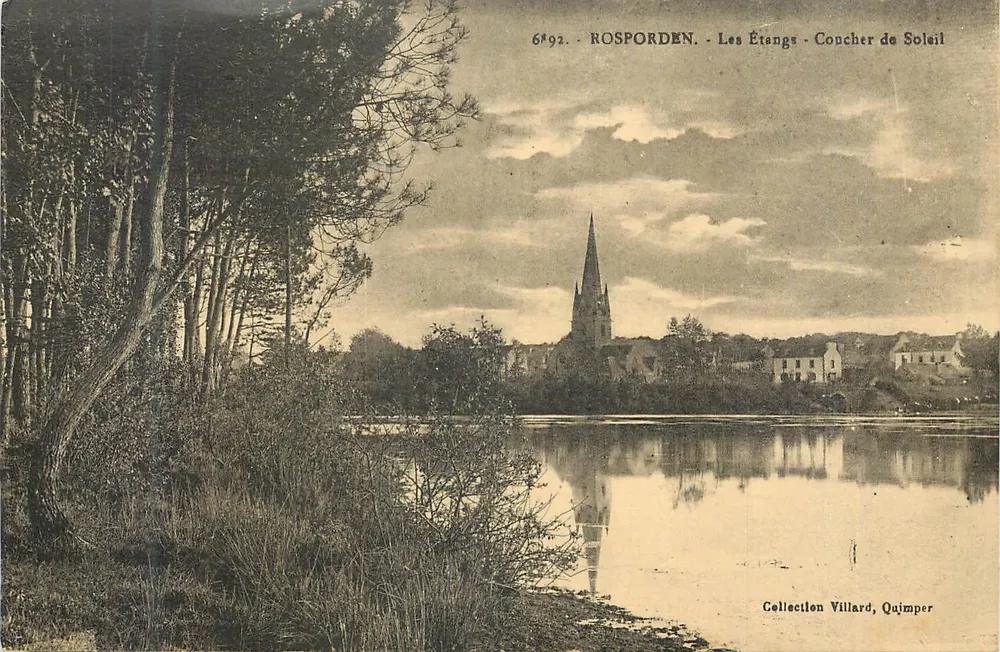 Rosporden - Os Étangs - Pôr do Sol - Frente