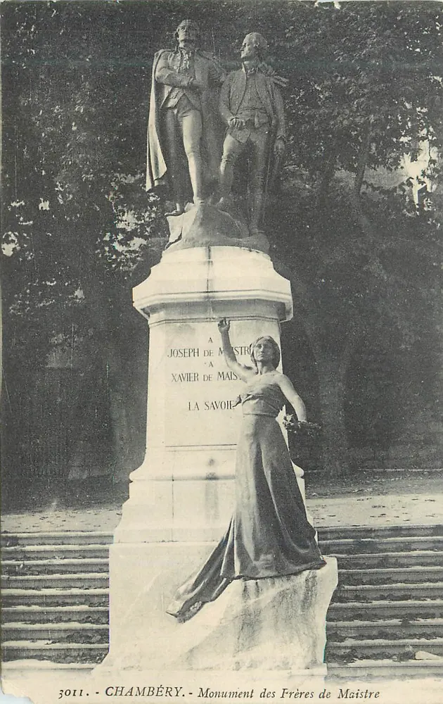 Monumento ai Fratelli de Maistre — Chambéry — 3011 - Recto