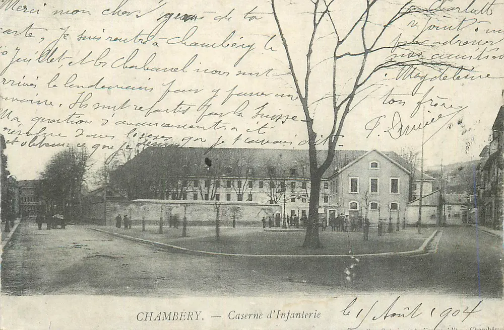 Chambéry — Cuartel de infantería — Editor: Chambéry, número de serie no visible - Anverso