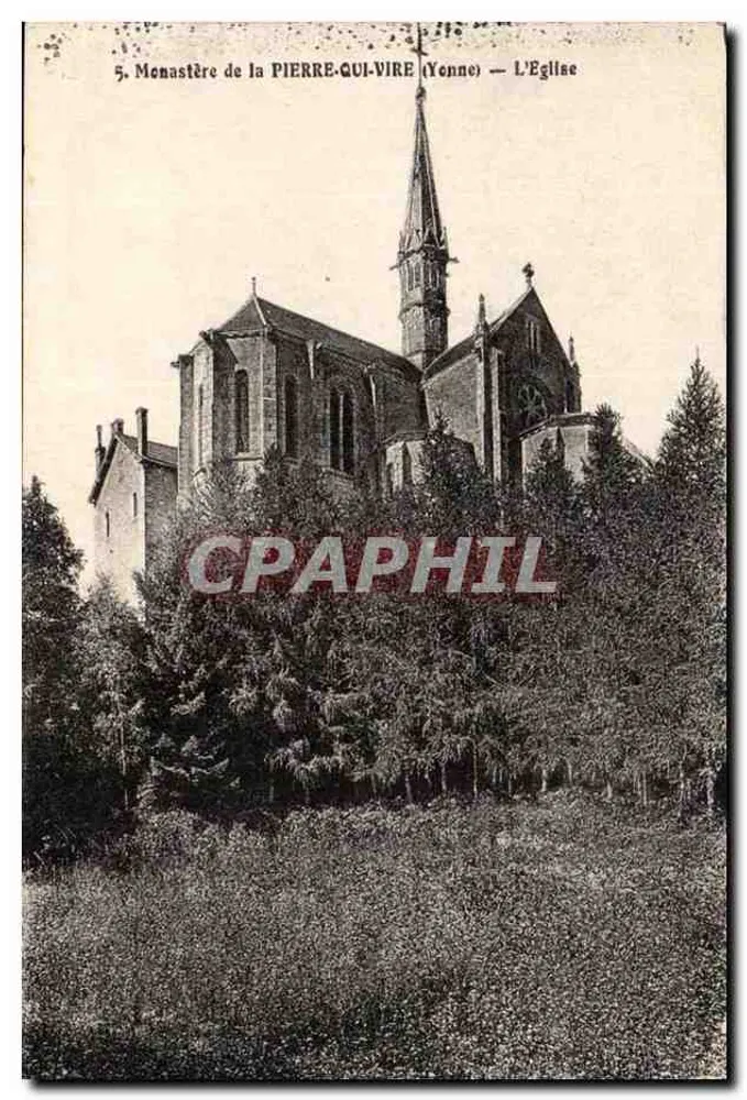 Monasterio de la Pierre-qui-Vire (Yonne) — La Iglesia - Anverso