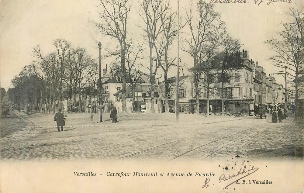 Versailles – Kreuzung Montreuil und Avenue de Picardie — Éditeur L. Brienthez - Vorderseite