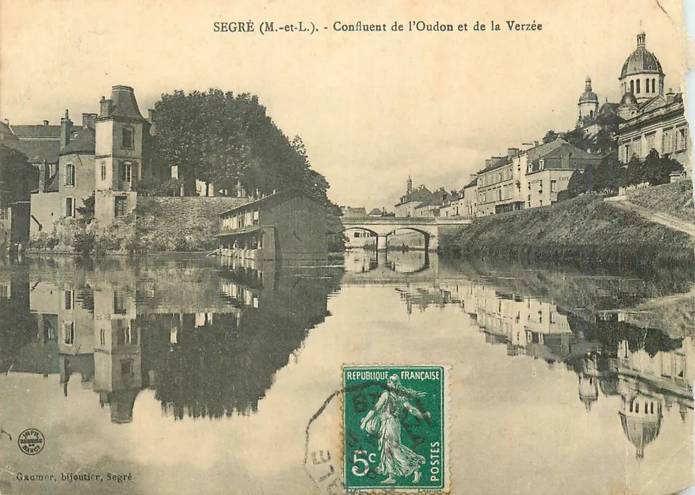 Verbindung der Oudon und der Verzée — Segré (M.-et-L.) - Vorderseite