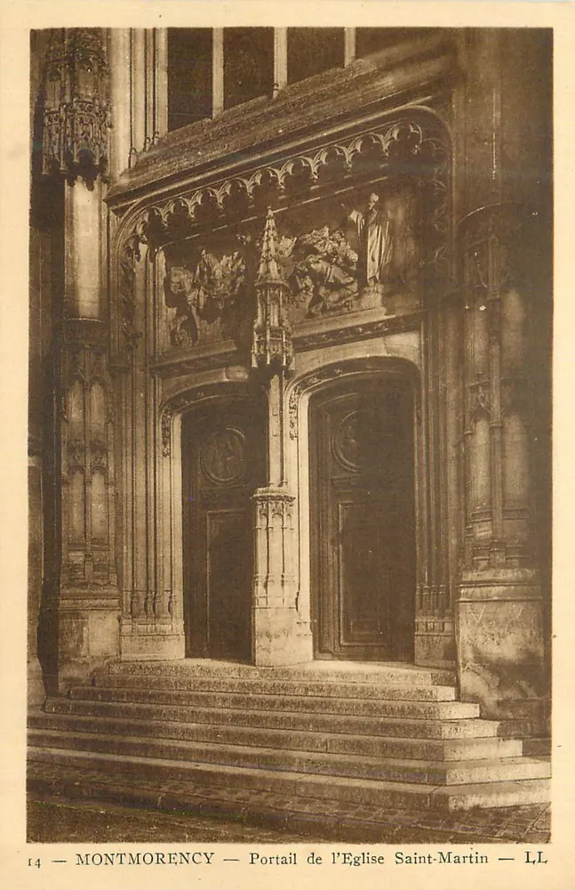 Montmorency — Portal der Kirche Saint-Martin — L.L. - Vorderseite