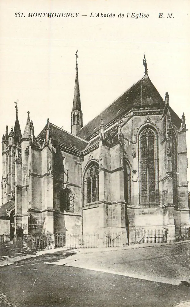 Montmorency — L'Abside della Chiesa — E.M. - Recto