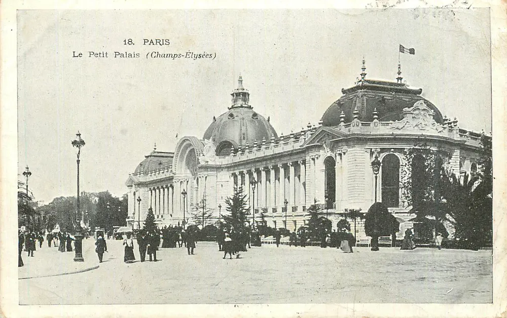 O Petit Palais (Champs-Élysées) — Paris — editor desconhecido, n° 18 - Frente