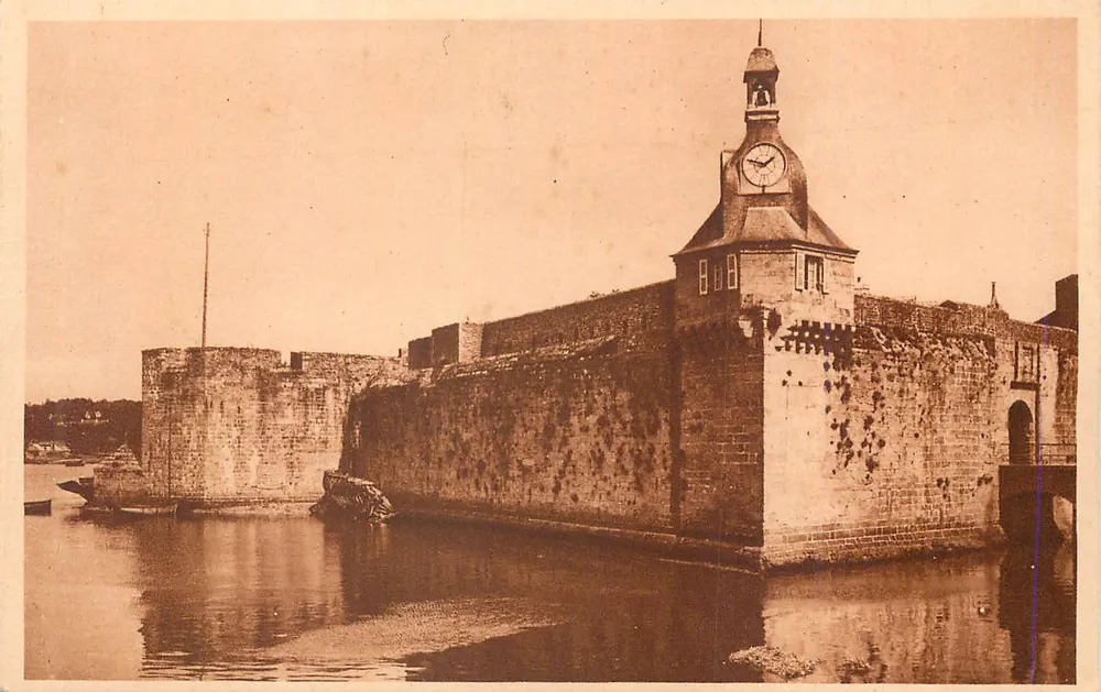 Schloss If — Ansicht des Bastions mit Uhrturm — unbekannter Verleger - Vorderseite