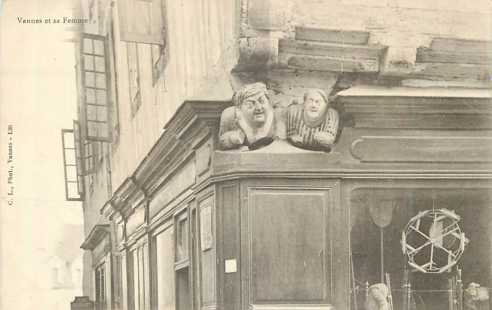 Vannes e sua Mulher — C. L., Vannes - 136 - Frente