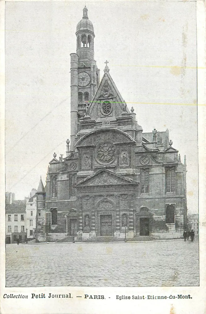 Kirche Saint-Etienne-du-Mont — Paris — Collection Petit Journal - Vorderseite