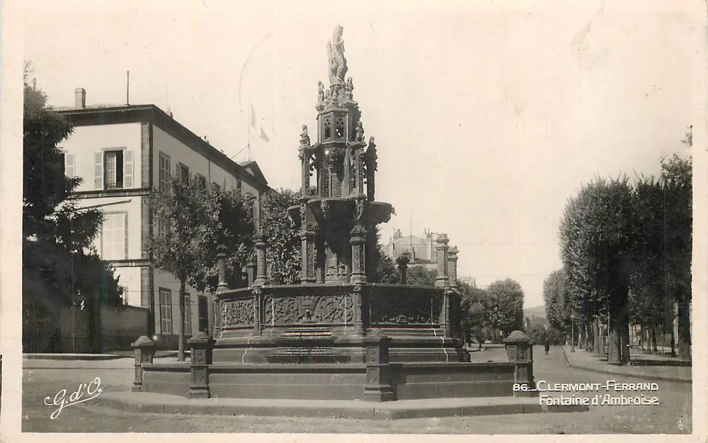 Clermont-Ferrand — Fontanna Ambroise — G.d’O, n°86 - Awers